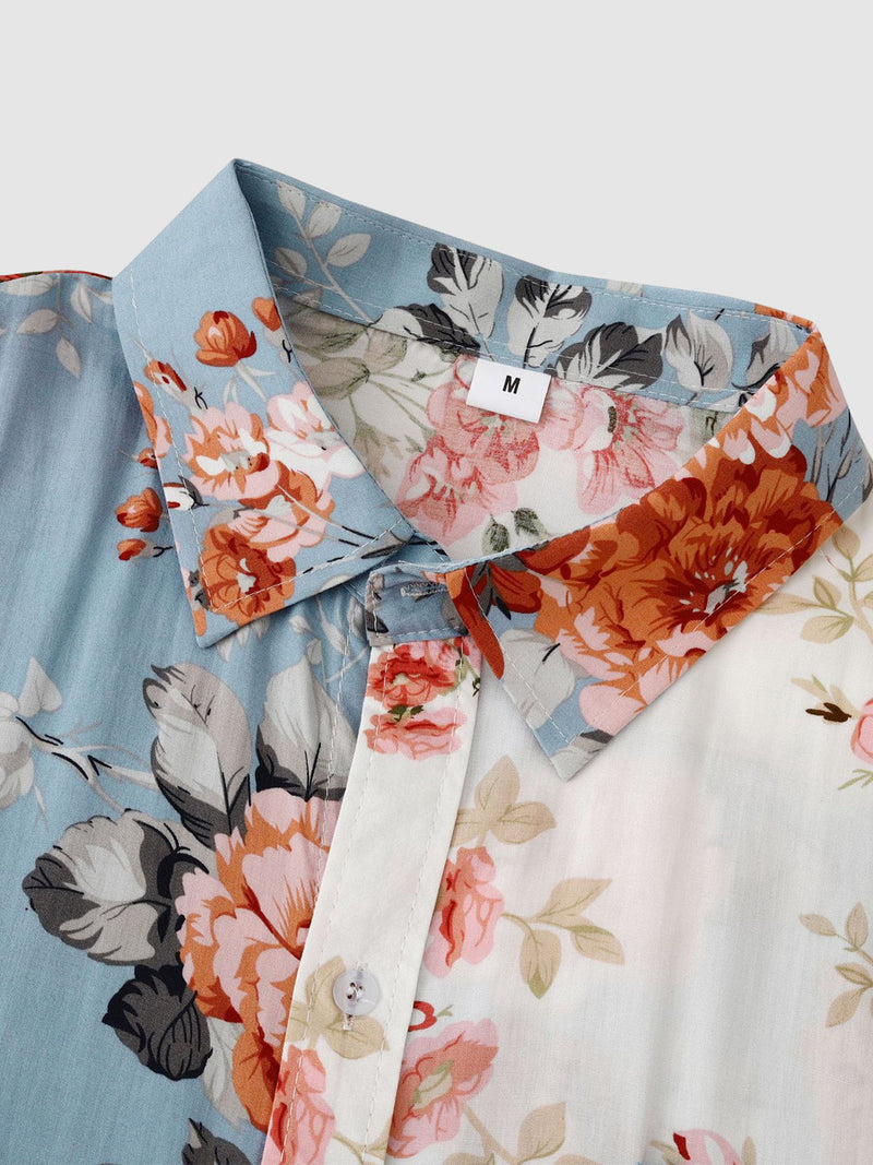 Hen | Hawaiian Floral Short Sleeve Shirt