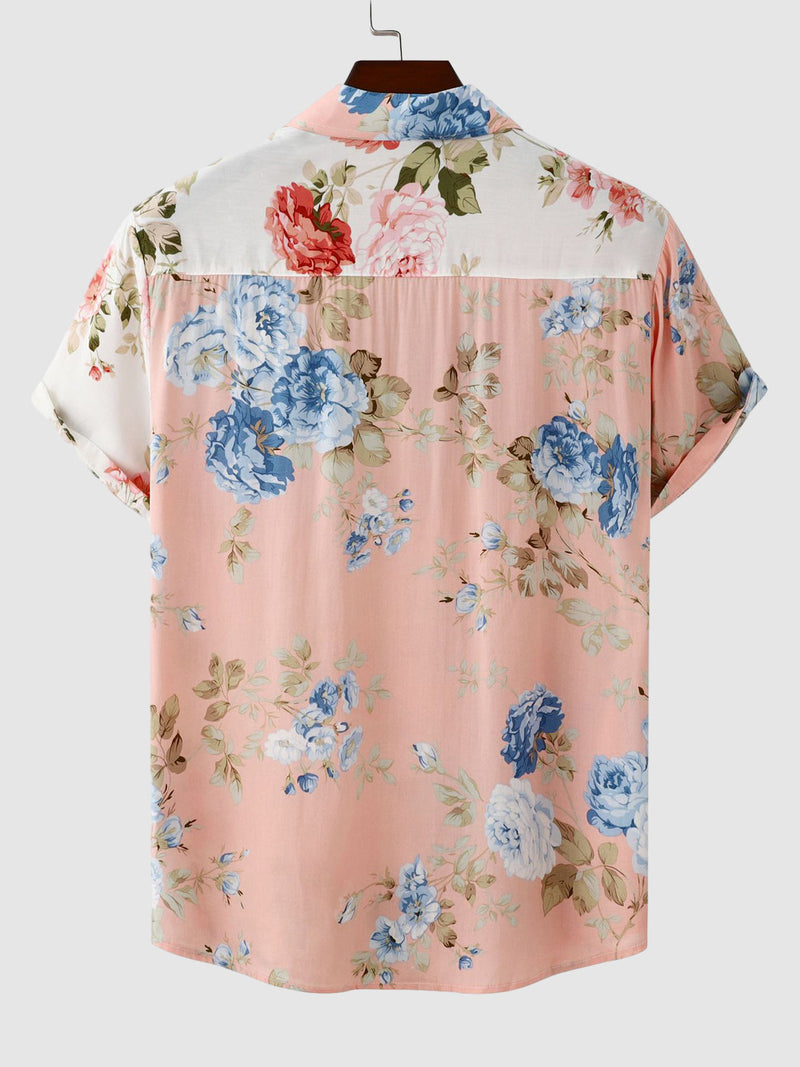 Hen | Hawaiian Floral Short Sleeve Shirt