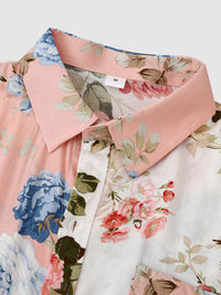 Hen | Hawaiian Floral Short Sleeve Shirt