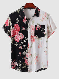 Hen | Hawaiian Floral Short Sleeve Shirt