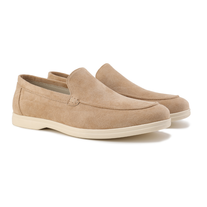 JUN | Old Money Suede Loafers