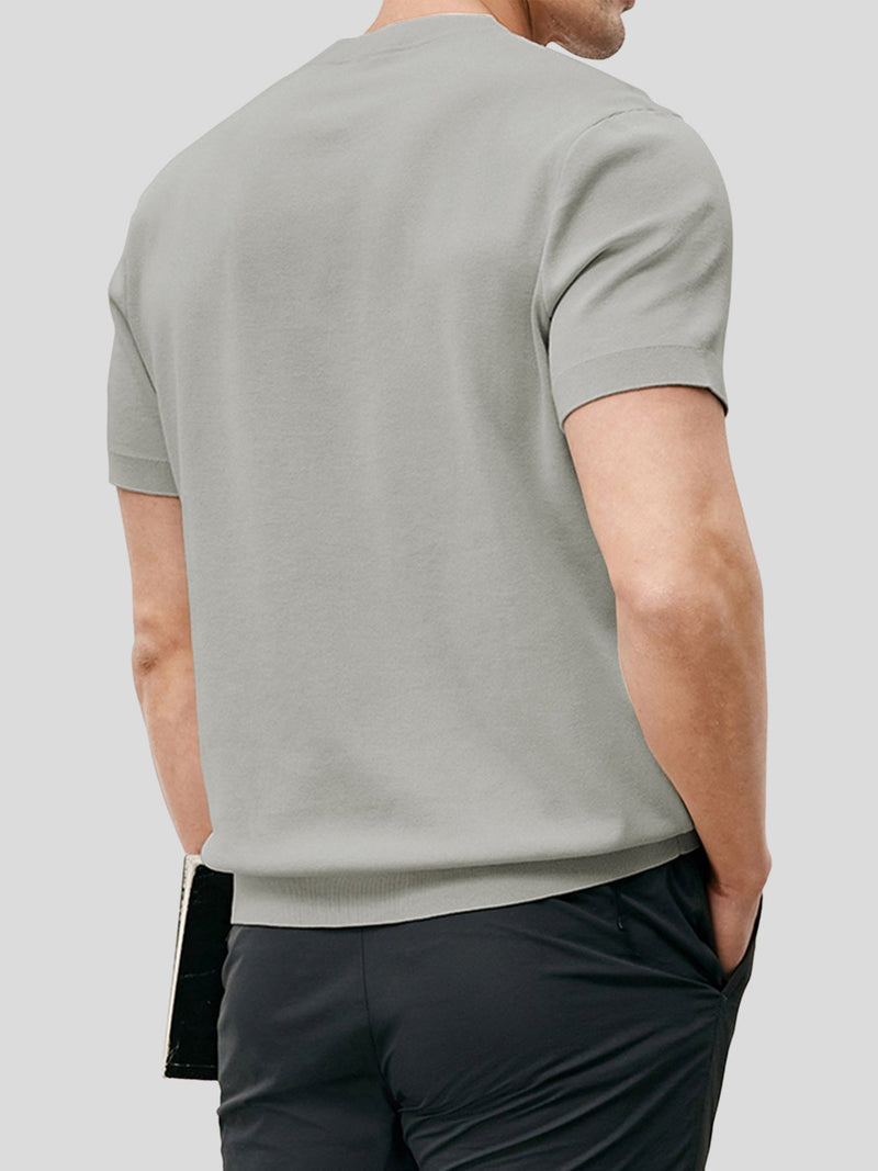 GENT | Short Sleeve Knitted T-Shirt