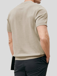 GENT | Short Sleeve Knitted T-Shirt