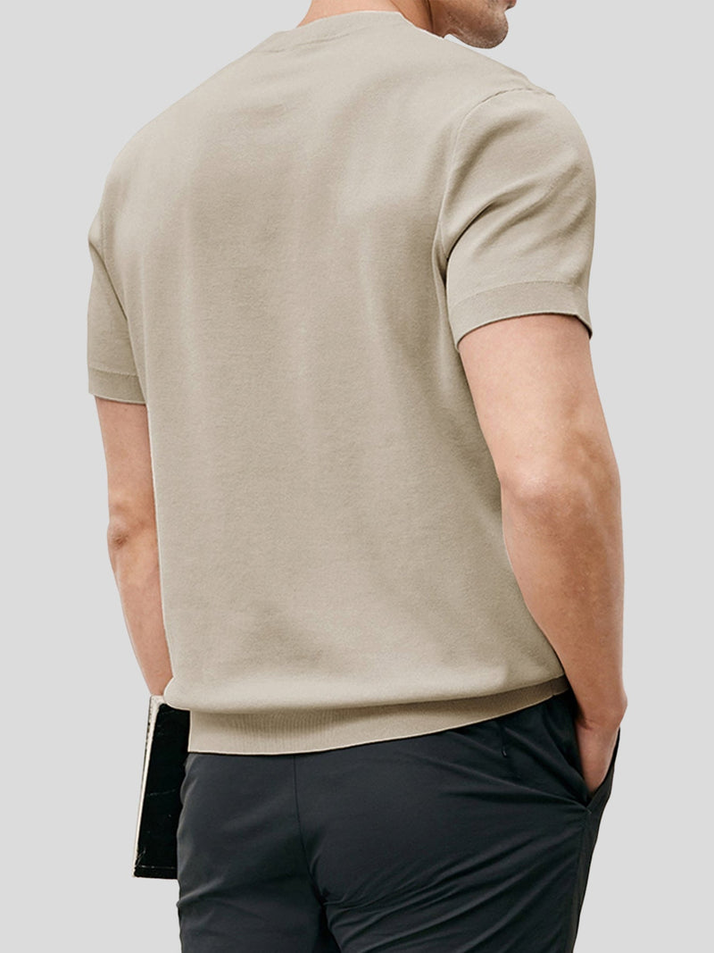 GENT | Short Sleeve Knitted T-Shirt