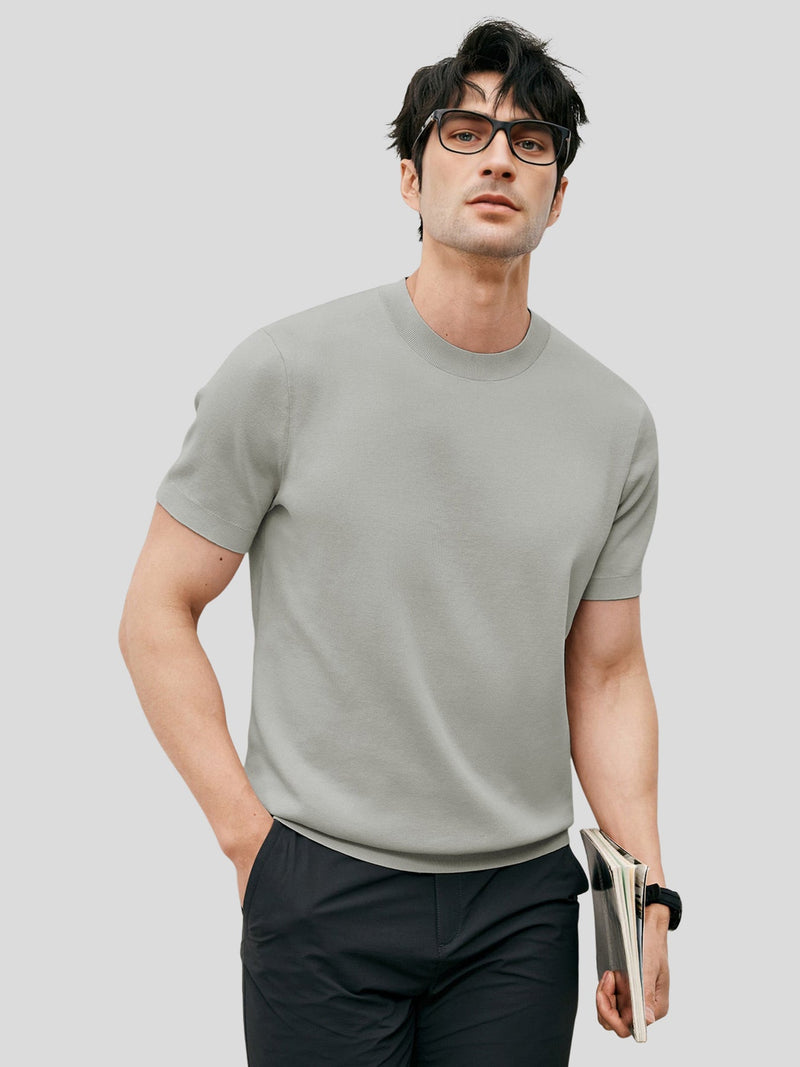 GENT | Short Sleeve Knitted T-Shirt