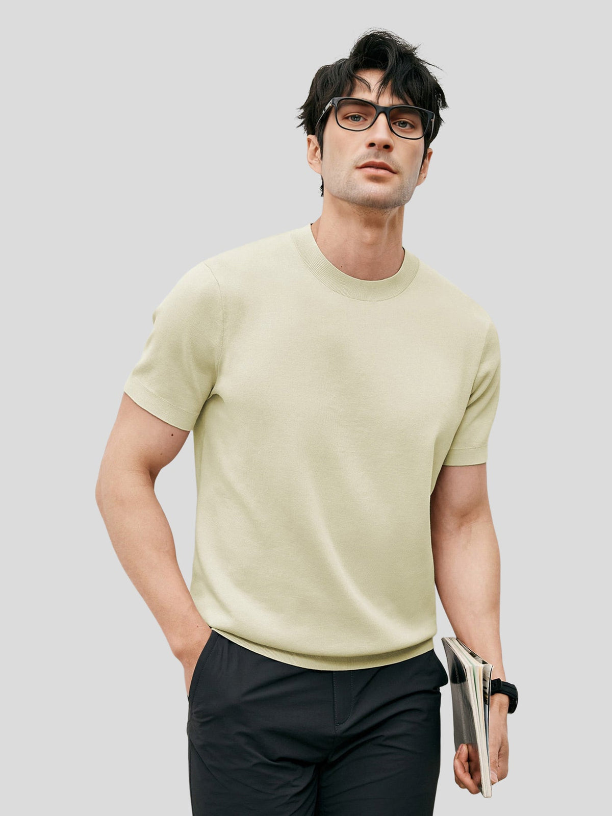 GENT | Short Sleeve Knitted T-Shirt