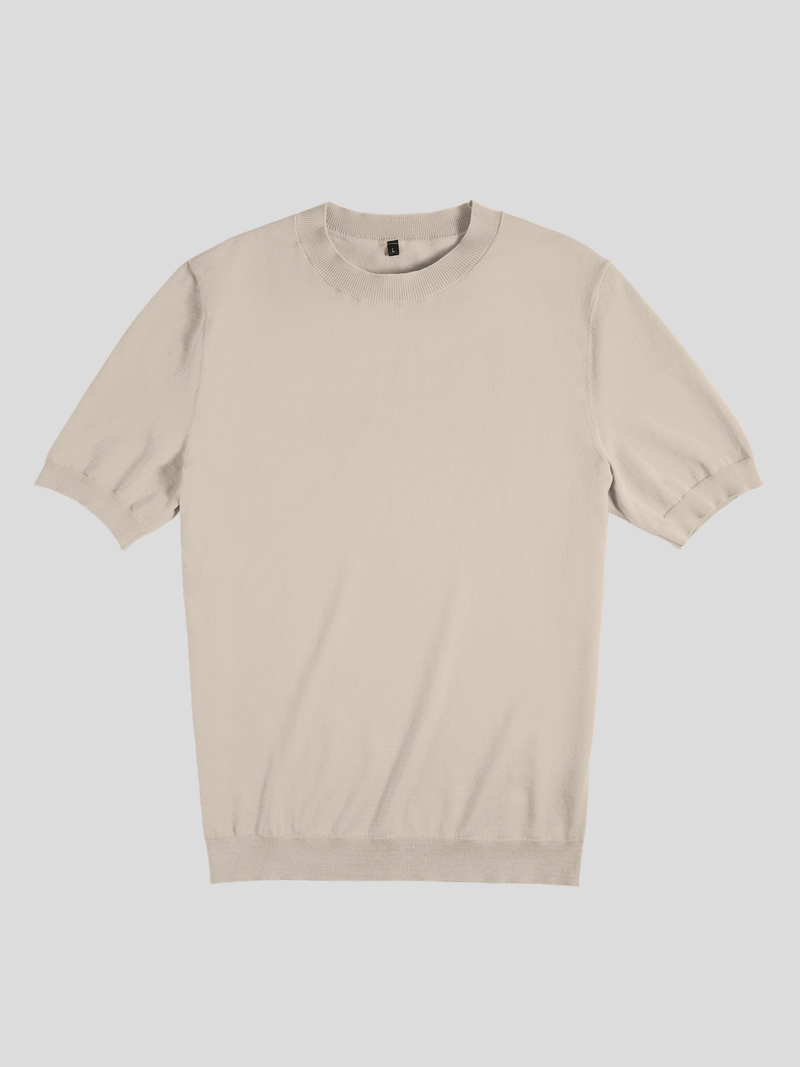 GENT | Short Sleeve Knitted T-Shirt