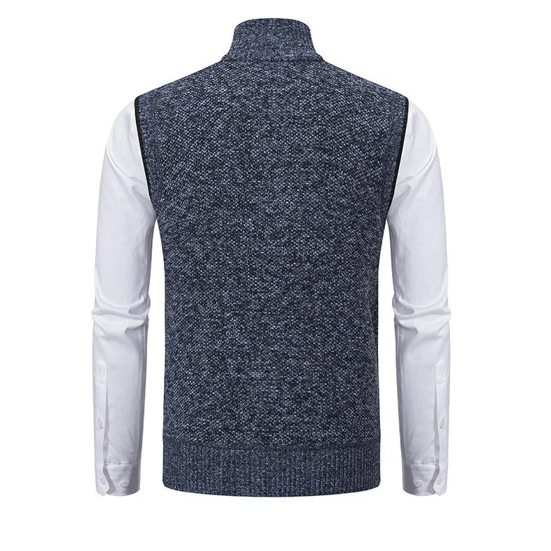 BROM | Knitted Sleeveless Fleece Vest