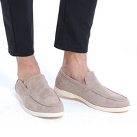 JUN | Old Money Suede Loafers