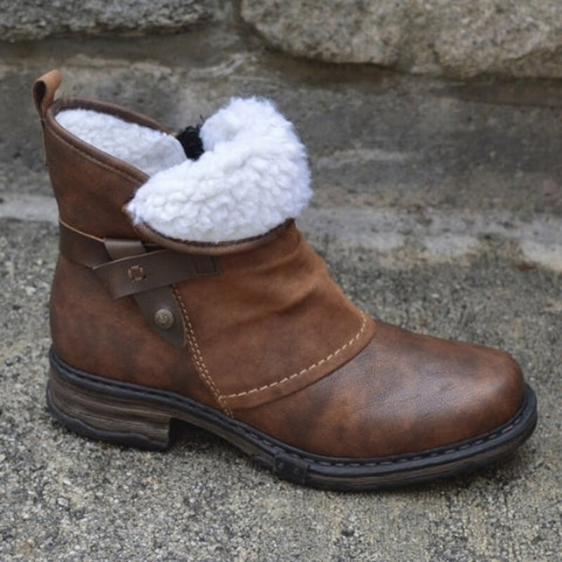 Jade | Cozy Fleece-Lined Ankle Bootie