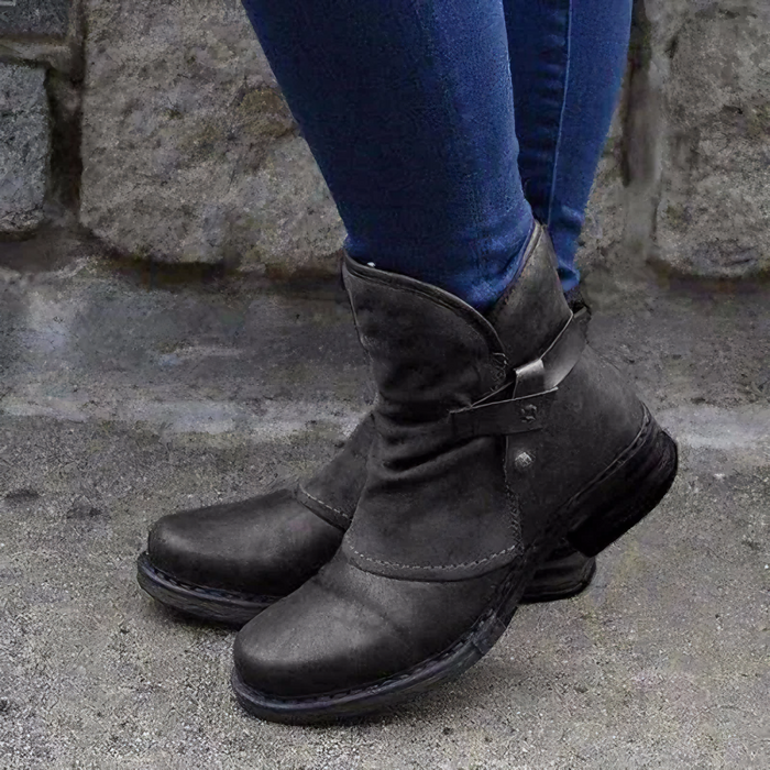 Jade | Cozy Fleece-Lined Ankle Bootie