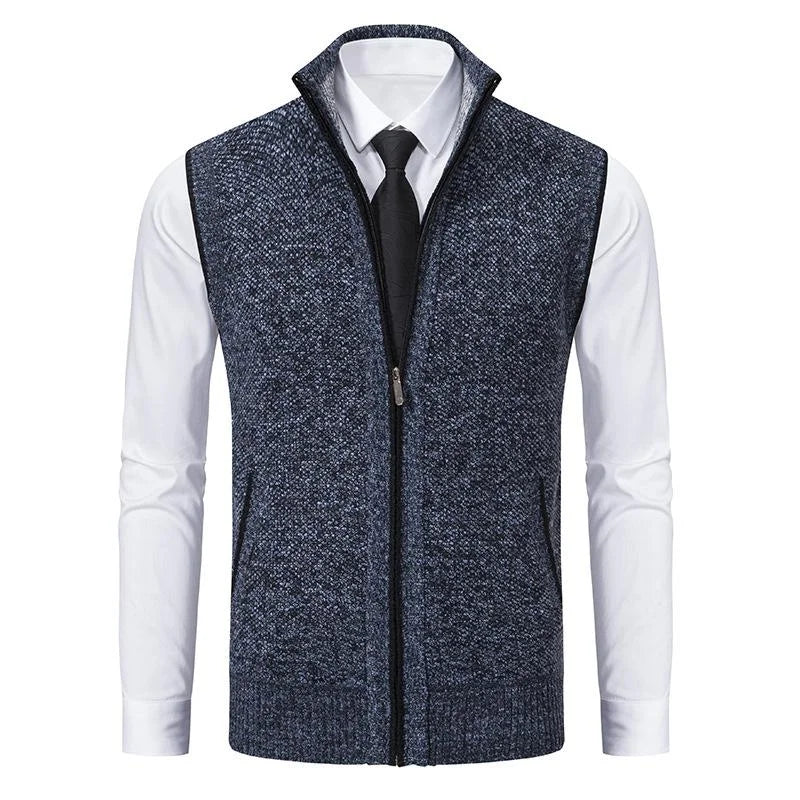 BROM | Knitted Sleeveless Fleece Vest